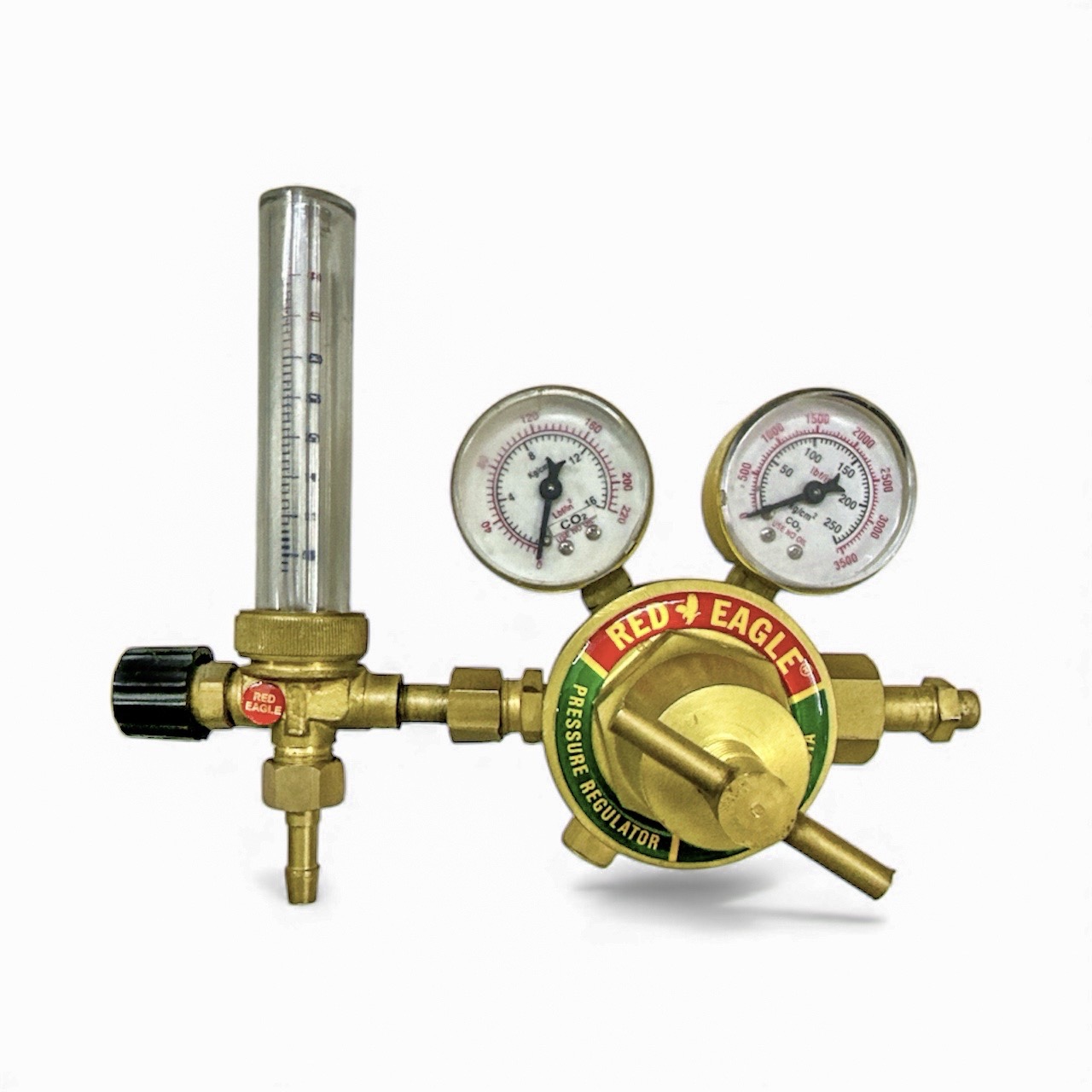 CO2 Regulator Single Stage Two Meter with Flow Meter